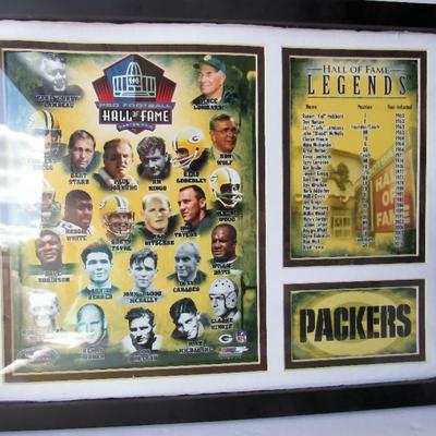 Green Bay Packers Framed Hanging