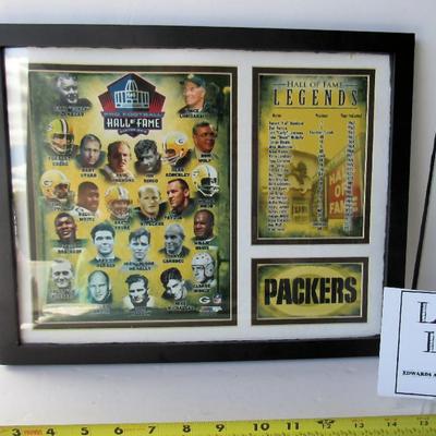 Green Bay Packers Framed Hanging