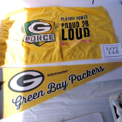 Green Bay Packers Pennant and Towel
