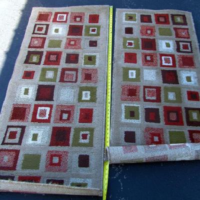 Pair of Rug Runners, 23"x60", More Brown Tones Than Shown In Photos