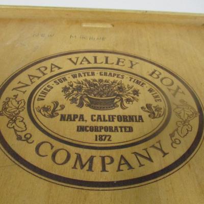 NAPA Valley Company Wooden Box