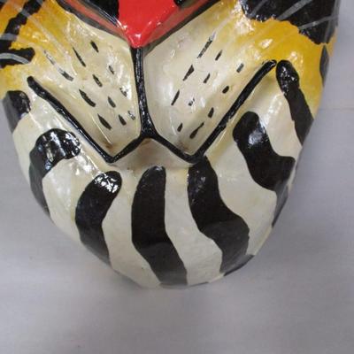 Paper Mache Tiger Mask