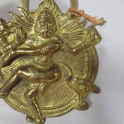 Hindu Brass Lock With Keys