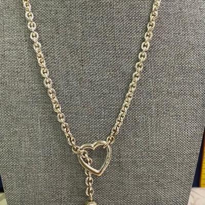 Necklace and Pierced Earrings