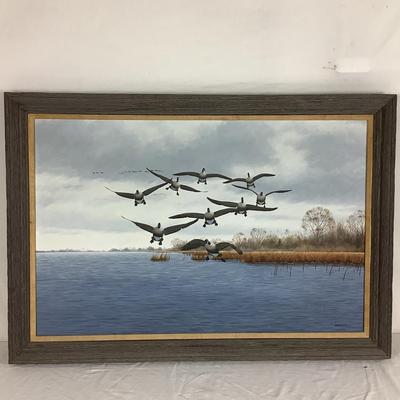 6116 Original Signed Greg Caron '77 Waterfowl Artist