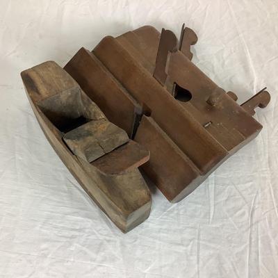 Lot. 6122. Set of 3 Vintage Wood Planers