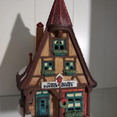 Dept. 56 Kukuck Uhren-Clock Shop Heritage Village Alpine Village Series Lighted Building- Item# 56191