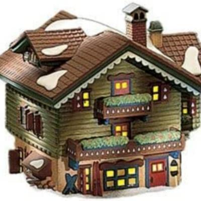 Dept. 56 "Sports Laden" Heritage Village Alpine Village Series Christmas Lighted Building, Item# 56120