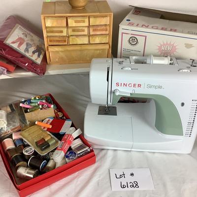 Lot. 6128. Singer Sewing Machine Lot