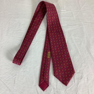 Lot. 6133 Hermes Paris Tie with Rifles