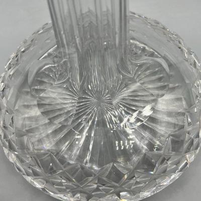 Vintage Cut Crystal Brandy Decanter Bottle