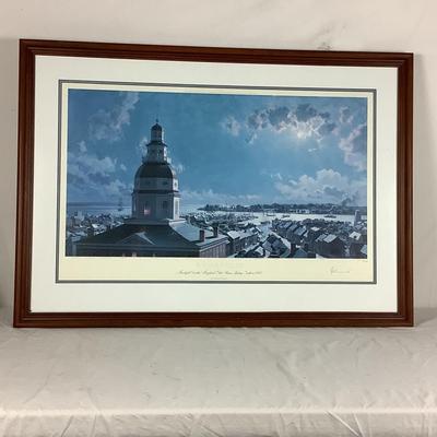 Lot. 6138. Signed and Numbered Annapolis Print by John Stobart