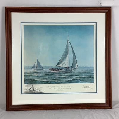 Lot. 6145. Skipjacks in Tangier Sound by Paul McGehee  Signed Artist Proof