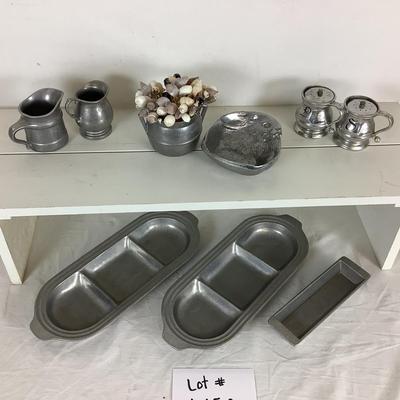Lot. 6152. Pewter Holloware