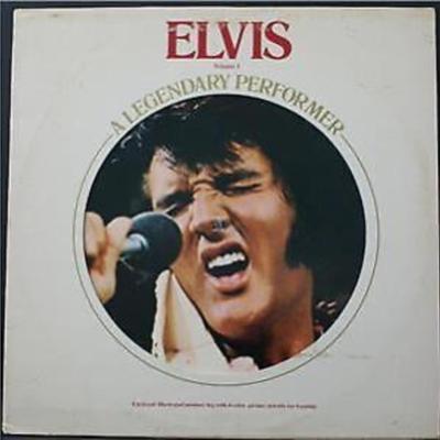LOT 47  ELVIS A LEGENDARY PERFORMER VINYL RECORD ALBUM