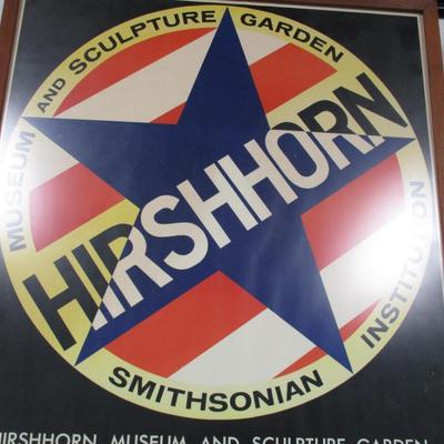 Robert Indiana 1974 Hirshhorn Smithsonian Museum Exhibition Poster