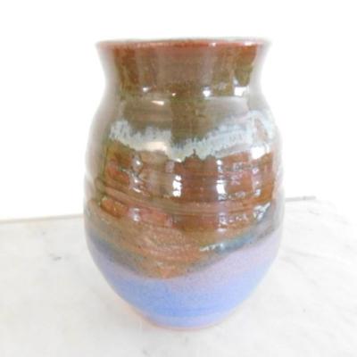 Hand Thrown Pottery Alkaline Glaze Wide Mouth Jar by Robert Beam