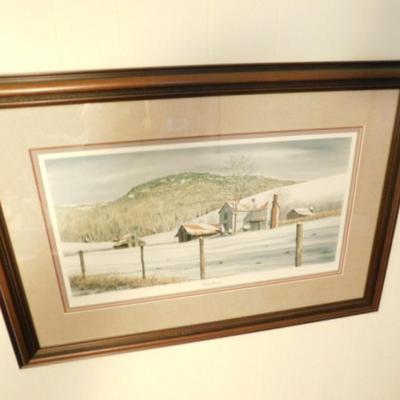 Framed Art Print 213/750 'Mountain Memories' by Kotten Ketchie