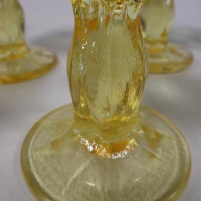 Franciscan Yellow Cabaret Water Goblets