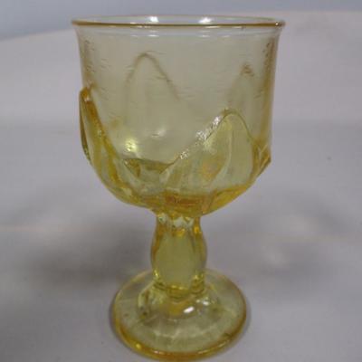 Franciscan Yellow Cabaret Water Goblets