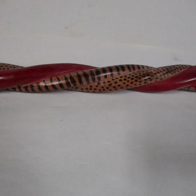 African Carved Cane