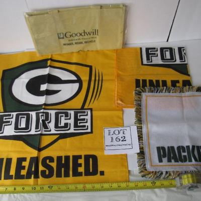 Green Bay Packers Lot, Banners, Bag, Small Cloth