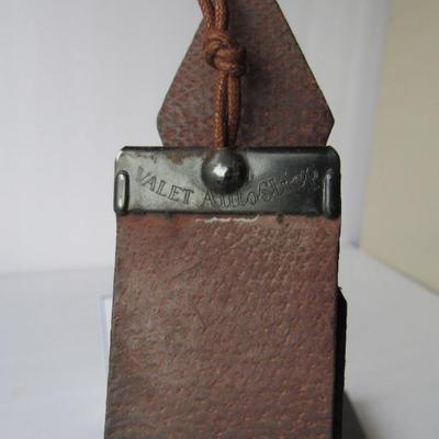 Old Lydia Pinkham Coin Purse, Valet Auto Strap Razor Shaving Strap, Antique Mini Webster Pocket Dictionary