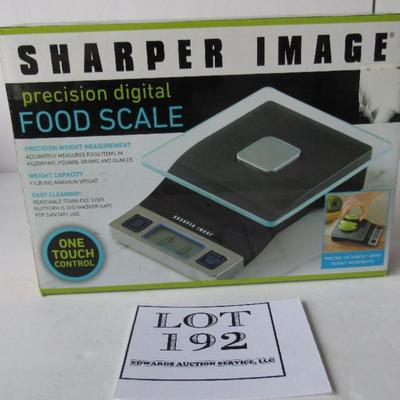 Unused Sharper Image Digital Food Scale