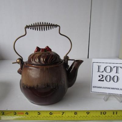 Cute Old Pig Shaped Tea Pot