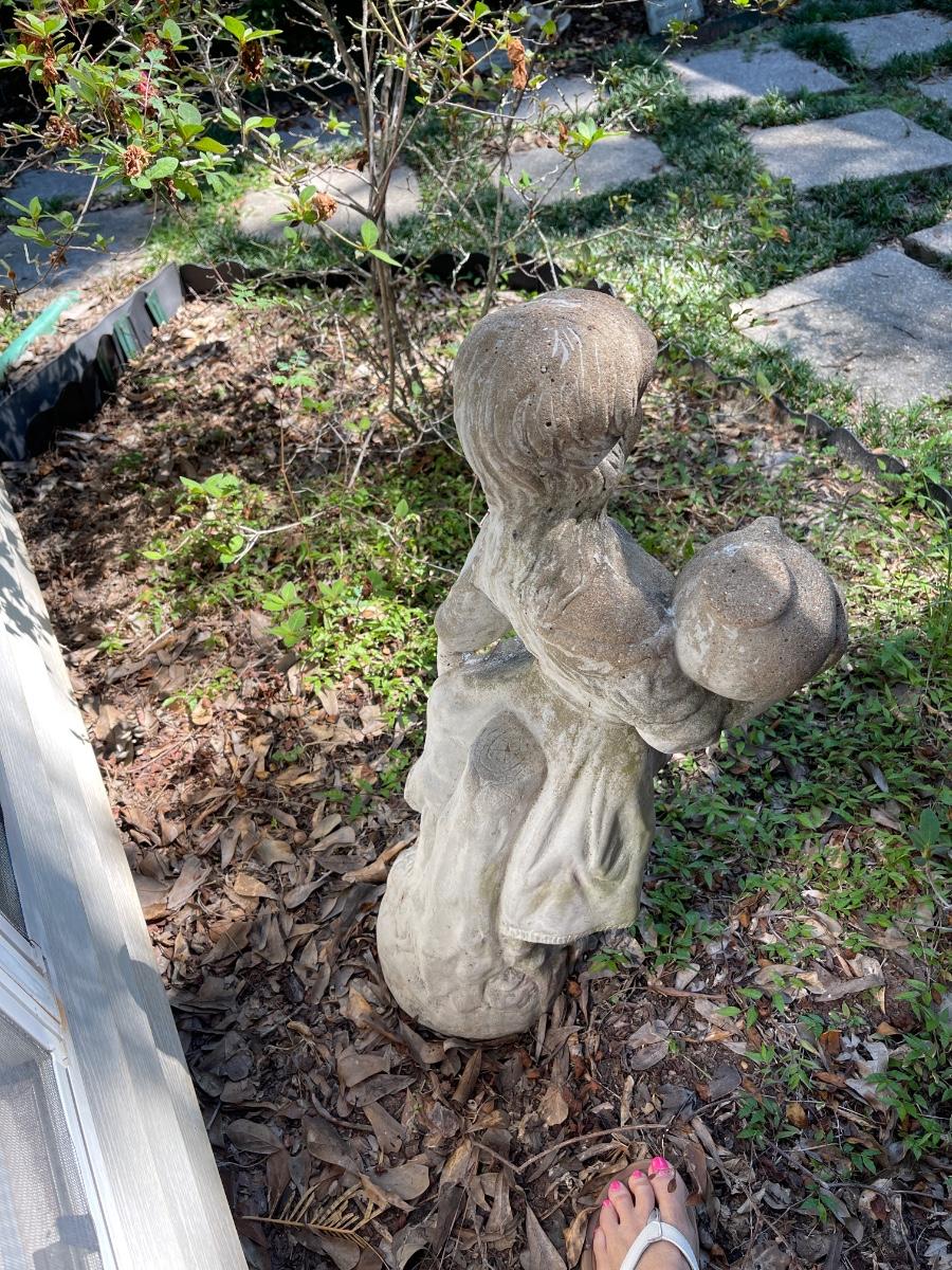 Cement Garden Statue