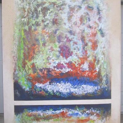 Lot AAA Huge Abstract Painting by Barbara Nester Jones 