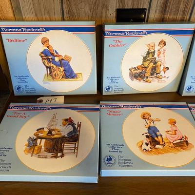 Norman Rockwell Collector Plate Lot