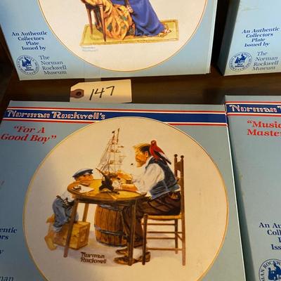 Norman Rockwell Collector Plate Lot