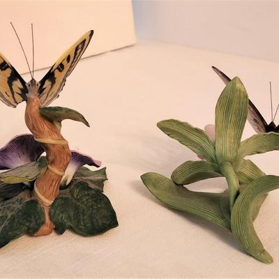 Lot #5  Lot of 2 LENOX porcelain Butterfly figures