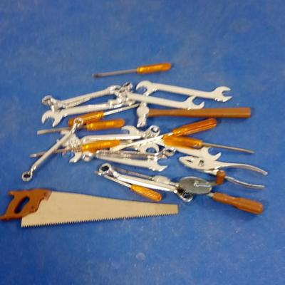 LOT 17  LARGE LOT OF MARX MINIATURE TOY TOOLS