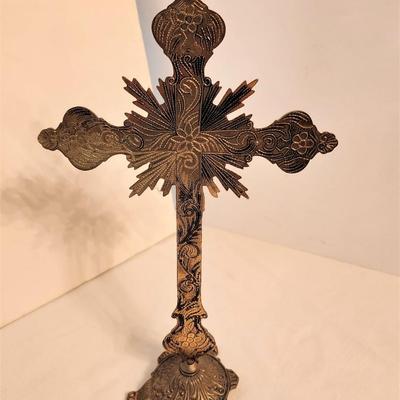 Lot #4  Vintage Standing Crucifix