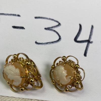 12 KT GF Clip On Earrings