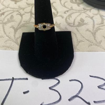 14 KT Ring with Diamonds