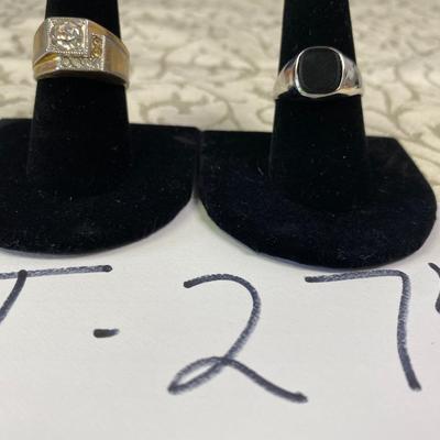 2 Menâ€™s Rings