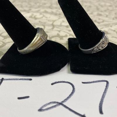 2 Menâ€™s Rings