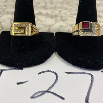 2 Menâ€™s Rings