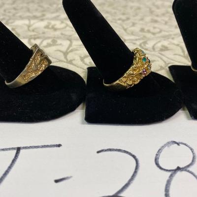3 Menâ€™s Rings