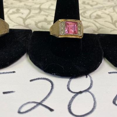 3 Menâ€™s Rings