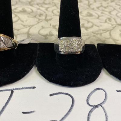3 Menâ€™s Rings