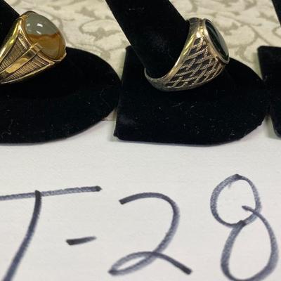 3 Menâ€™s Rings