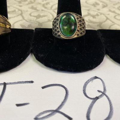 3 Menâ€™s Rings