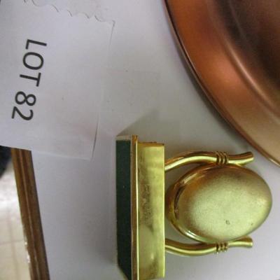 Copper Clock/Decor. Vases. Clocks