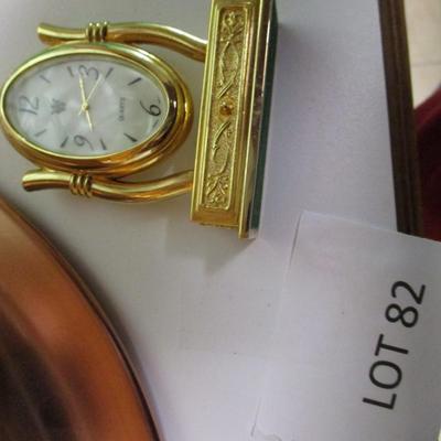 Copper Clock/Decor. Vases. Clocks