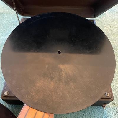 Vintage hand cranked Phonographs: Birch, Brunswick & Watchtower (GR-NM)