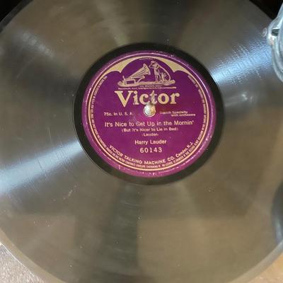 Vintage hand cranked Phonographs: Birch, Brunswick & Watchtower (GR-NM)